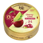 Double Fruit Drops – Cherry with Lime Filling, 175g