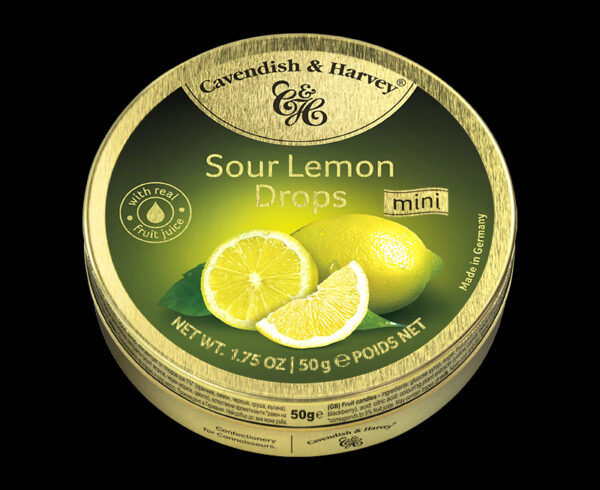 Sour Lemon Drops, 50g, 600x490