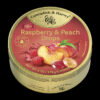 Raspberry & Peach Drops, filled 175g