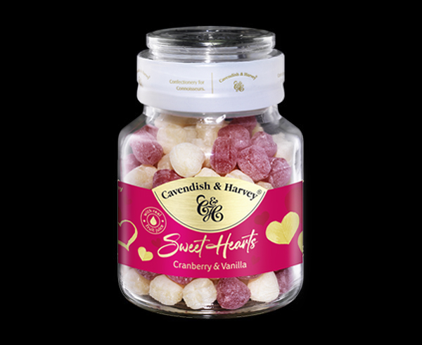 Sweet Hearts – Cranberry & Vanilla, 350g